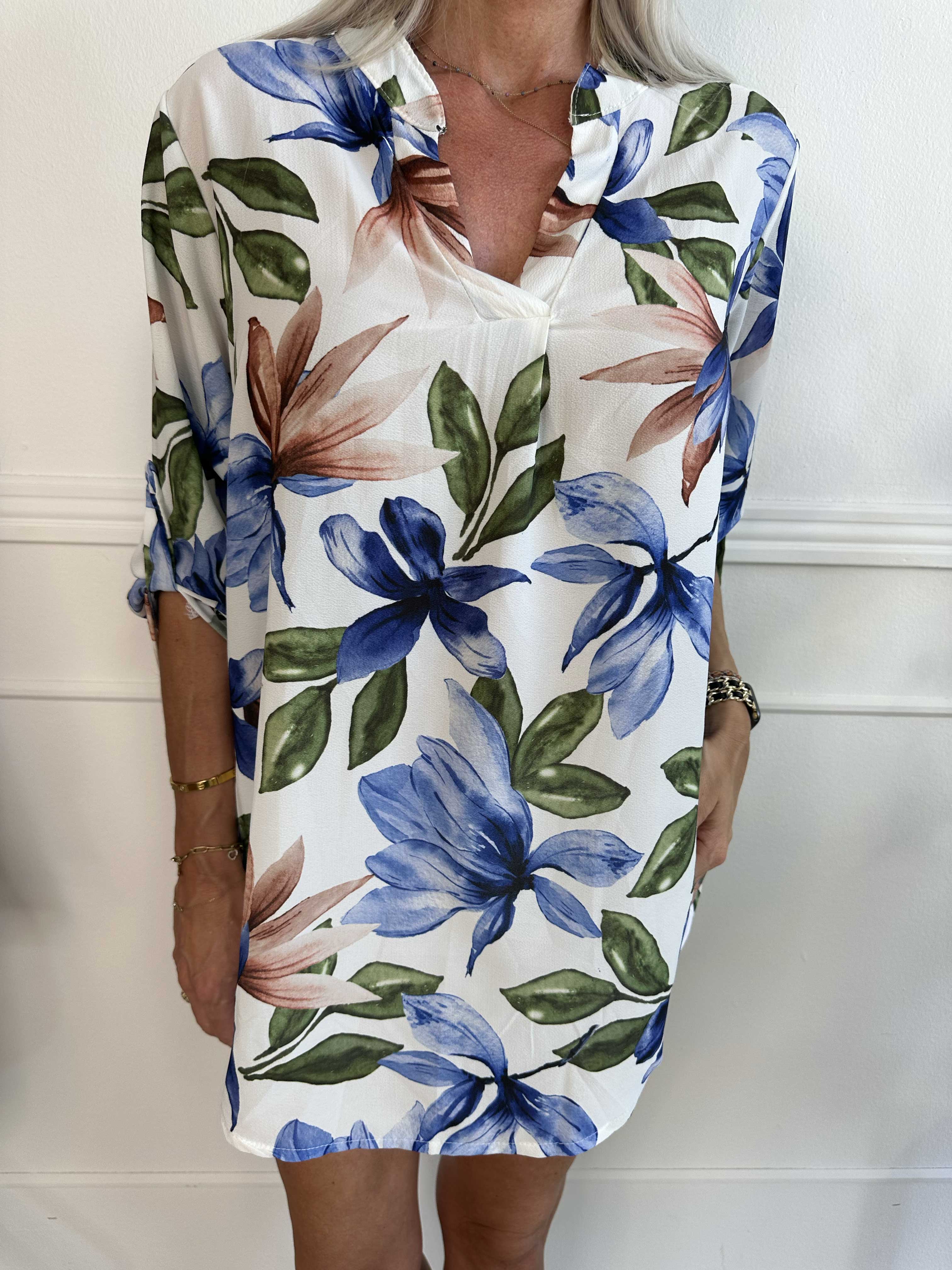 Vanesa Flower - Let og luftig tunika med blomsterprint